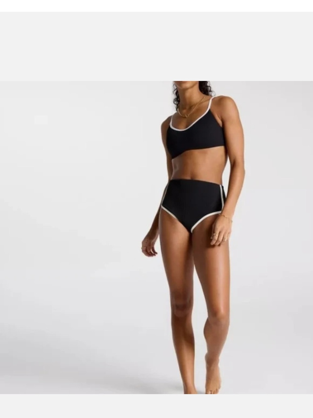 Calia tipped HR bikini bottoms size XS NWT